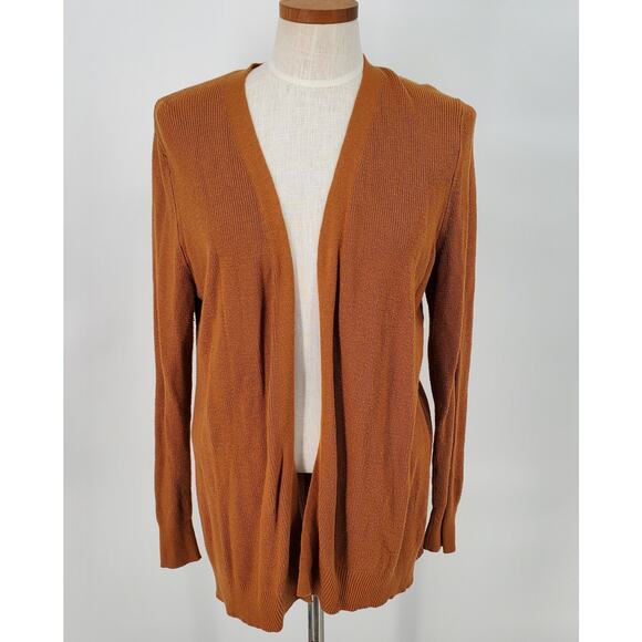 A New Day Womens XL Brown Cardigan Sweater Pre-Owned - Picture 1 of 5